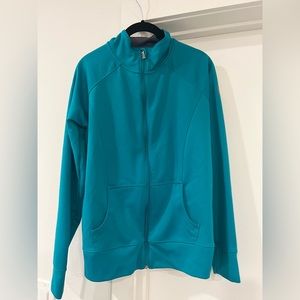 Teal Zip Up Under Armour Jacket